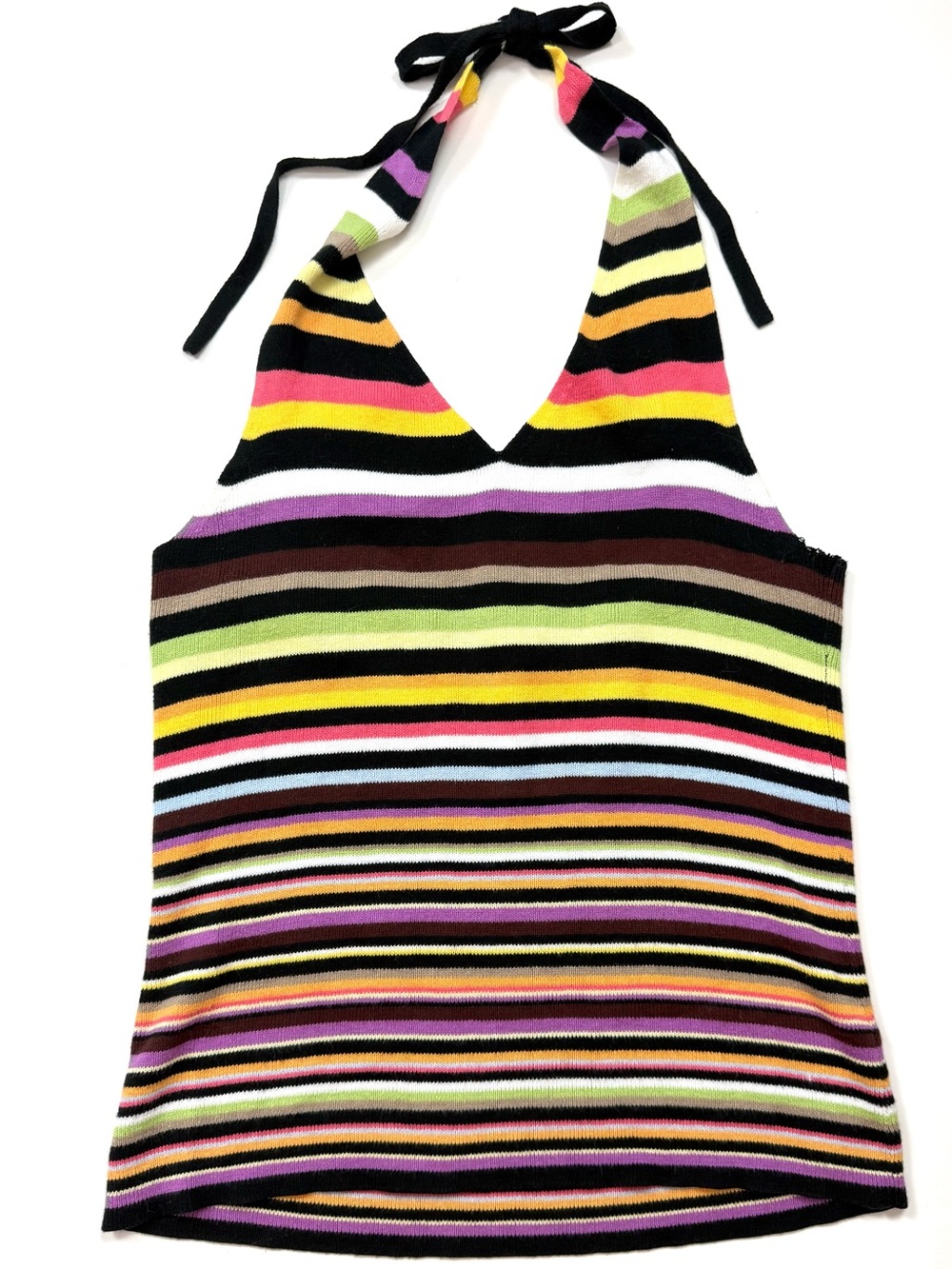 Vintage Gap Striped Knit Halter Top